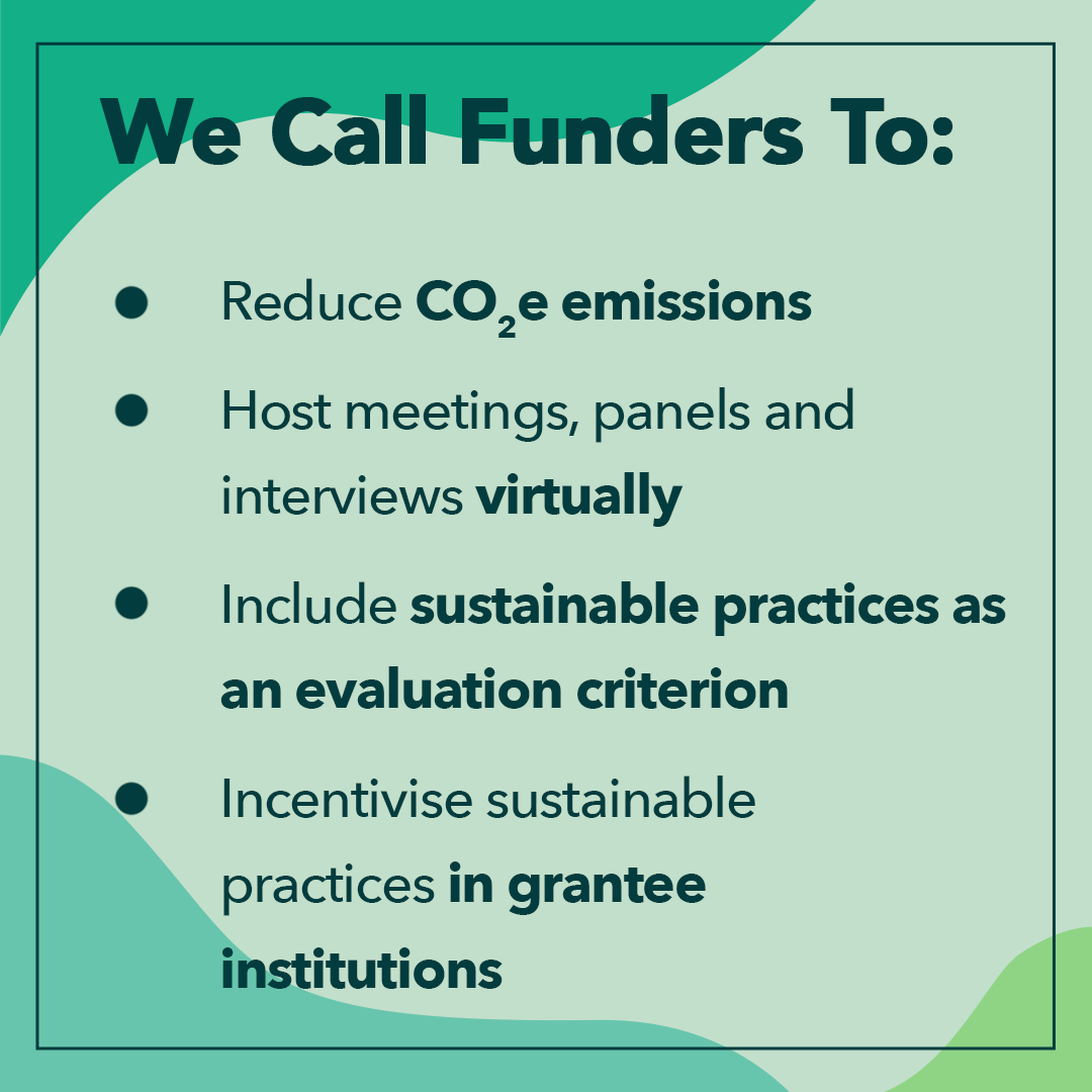 We highly support this mission! Funders have a unique opportunity to accelerate the transition to more #Sustainable ways of working in #academia, #highered &amp; #research.

thelancet.com/journals/lanpl…