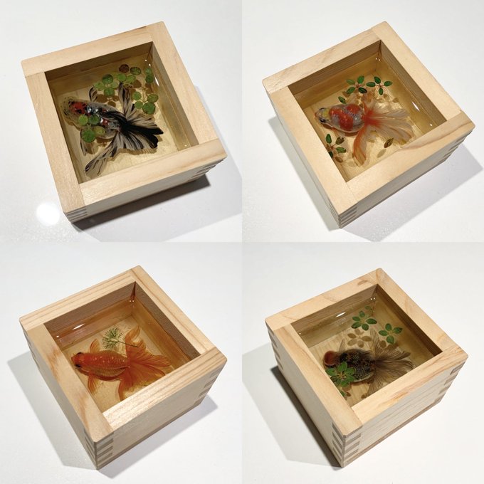 金魚鉢のtwitterイラスト検索結果