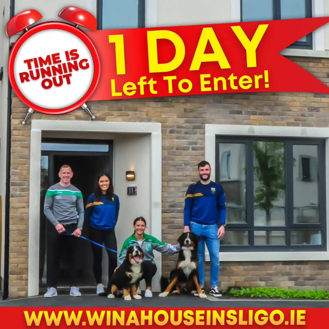 WinAHouseInSligo (@winahousesligo) on Twitter photo ๐ก ๐ญ ๐๐๐ฌ ๐๐๐๐ง ๐ง๐ข ๐๐ก๐ง๐๐ฅ ๐ก
Don't miss out on our <a href="/ShannonGaelsGAA/">Shannon Gaels GAA</a> / <a href="/currygaaclub/">Curry GAA Club</a> #WinAHouseInSligo draw, get your ticket now ๐๐ผ winahouseinsligo.ie
Be in with a chance to change your life...
โค๏ธ Win a luxury 3 bed house in Sligo
๐ถ ๐ข๐ฅ โฌ300,000 cash ๐ก ๐ญ ๐๐๐ฌ ๐๐๐๐ง ๐ง๐ข ๐๐ก๐ง๐๐ฅ ๐ก
Don't miss out on our <a href="/ShannonGaelsGAA/">Shannon Gaels GAA</a> / <a href="/currygaaclub/">Curry GAA Club</a> #WinAHouseInSligo draw, get your ticket now ๐๐ผ winahouseinsligo.ie
Be in with a chance to change your life...
โค๏ธ Win a luxury 3 bed house in Sligo
๐ถ ๐ข๐ฅ โฌ300,000 cash