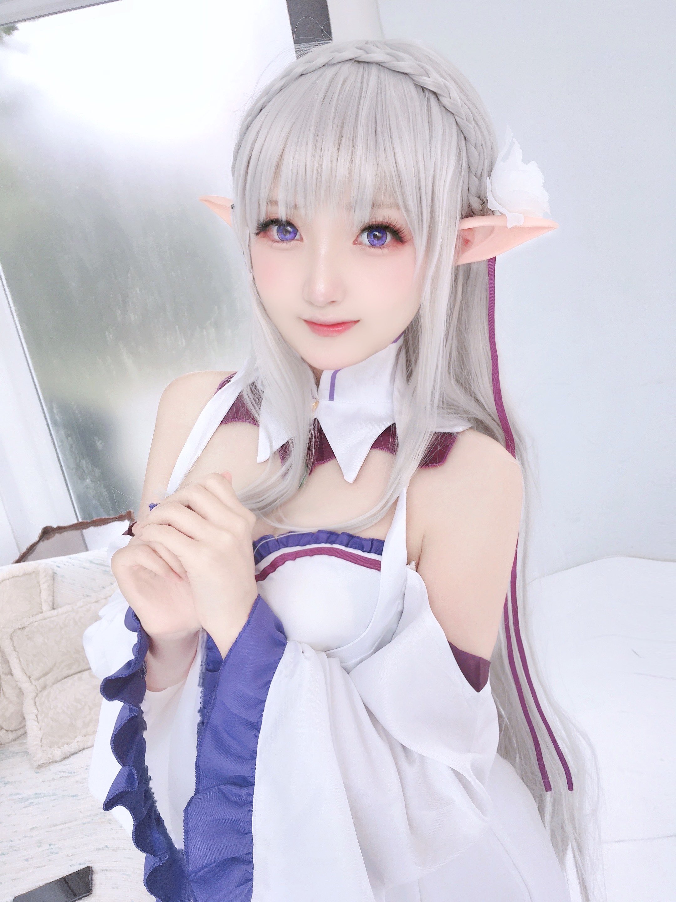 Cosplay Emilia Re:Zero