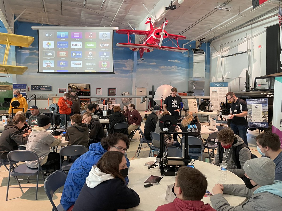 Thanks to <a href="/ndstem/">ND STEM Ecosystem</a> for the grant that provided funds for these ND teams to each get a 3D printer at <a href="/FRCTeams/">FIRST Robotics Competition</a> #kickoff