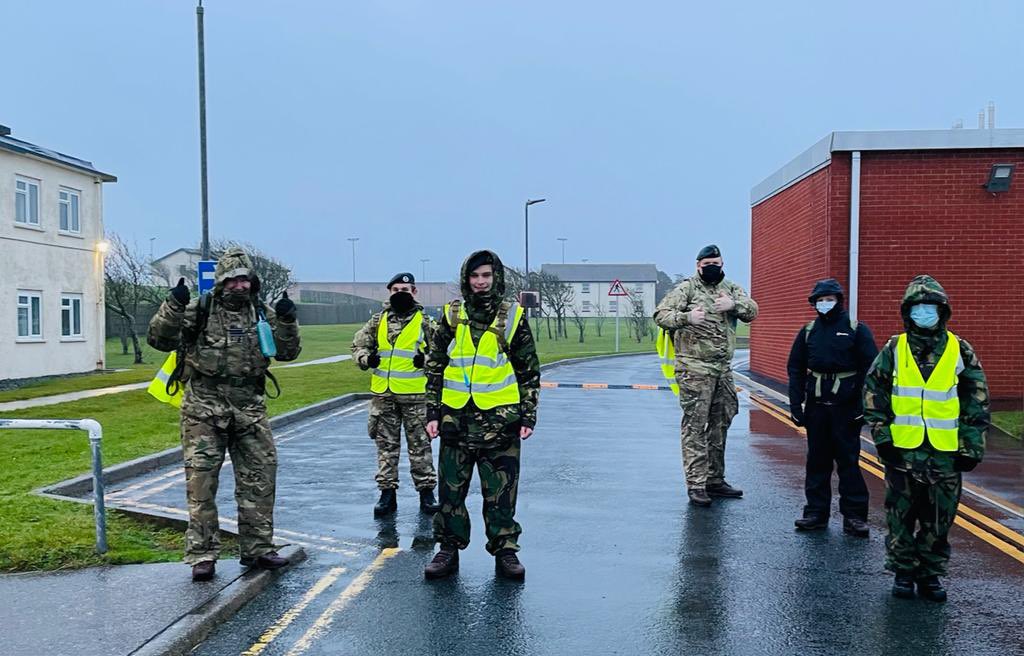 It’s not training if it’s not raining… and boy did it rain!! #RoadMarching #Training #Cadets #Volunteer