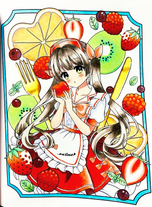 コピック12色塗り絵のtwitterイラスト検索結果