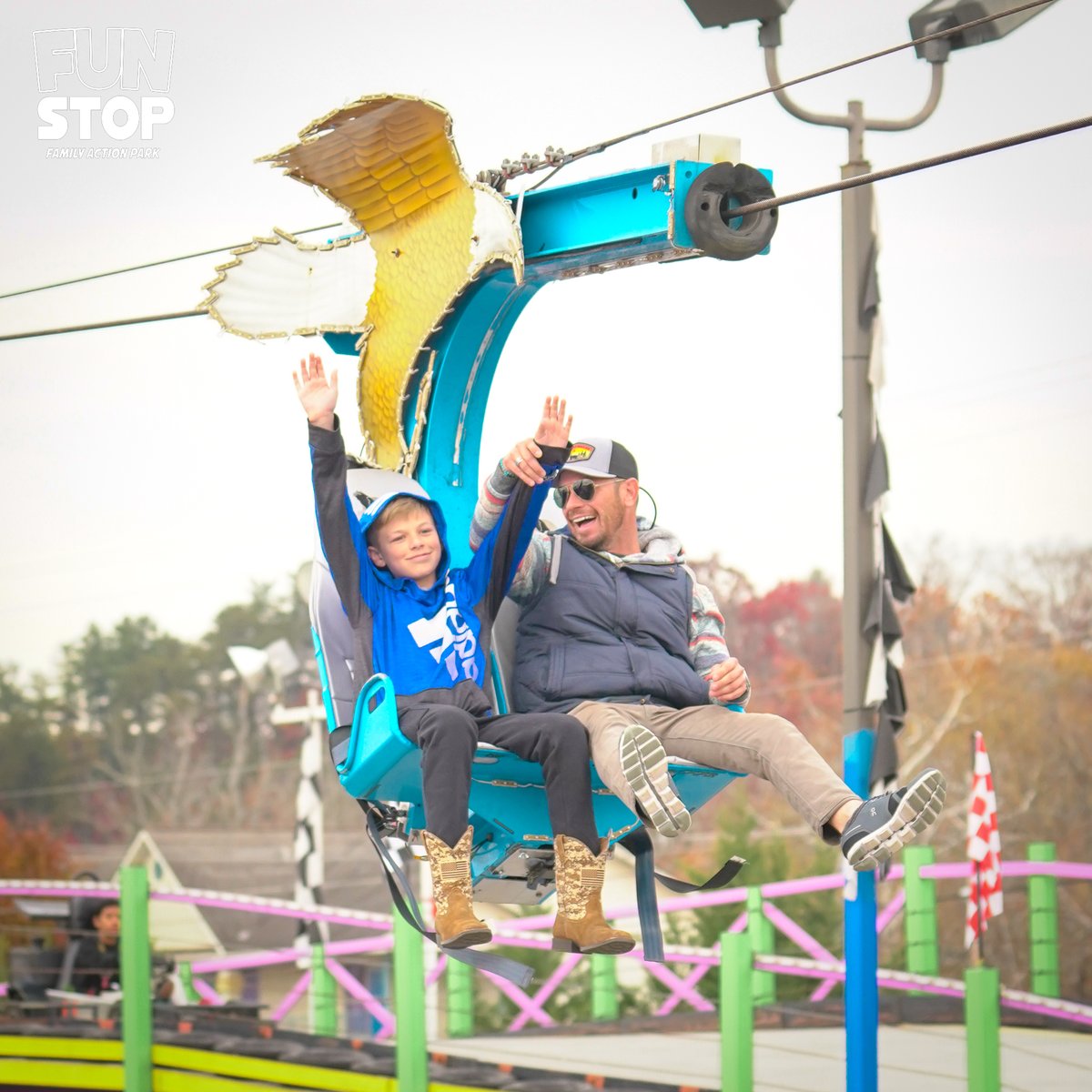 FunStopTN's tweet image. The best family fun in Pigeon Forge! Visit Fun Stop Family Action Park today!

Prices &amp;amp; Deals: funstoptn.com⠀
Open Daily 10am

#funstop #family #action #park #gokarts #kidrides #skyscraper #slingshot #zipline #pigeonforge #vacation #smokymountains