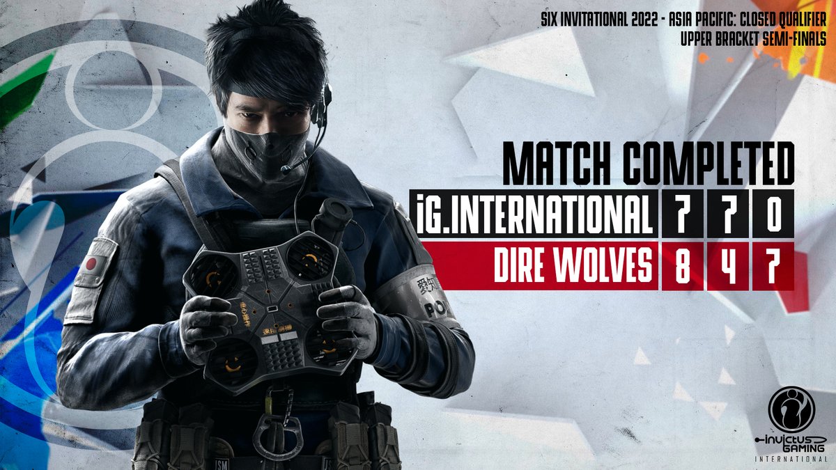 invgaming_i's tweet photo. Day 1 of the #SixInvitational 2022 APAC Closed Qualifiers!

Challenging 1st series, but we managed to come back and advance in the lower bracket against Talon.

Tomorrow we have a rematch against @DireWolves and the story will be different!🔥

It's all about believin'
#GoInvictus https://t.co/16fjvFB2il
