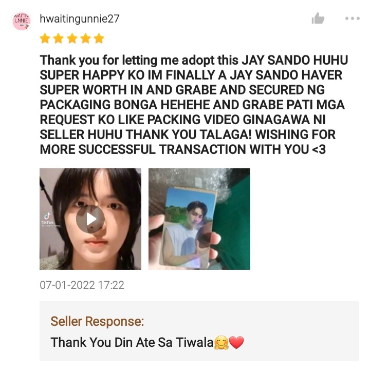 Tam_Ssob24's tweet photo. Feedbacks On My Shopee❤
#SHS_FEEDBACKS https://t.co/Dw2XOUgAHV