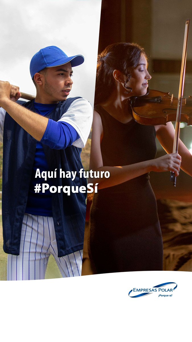 EmpresasPolar's tweet photo. Nuestro propósito es seguir apoyando al desarrollo y crecimiento de nuestros jóvenes. #PorqueSí https://t.co/vDYOrCXiUs