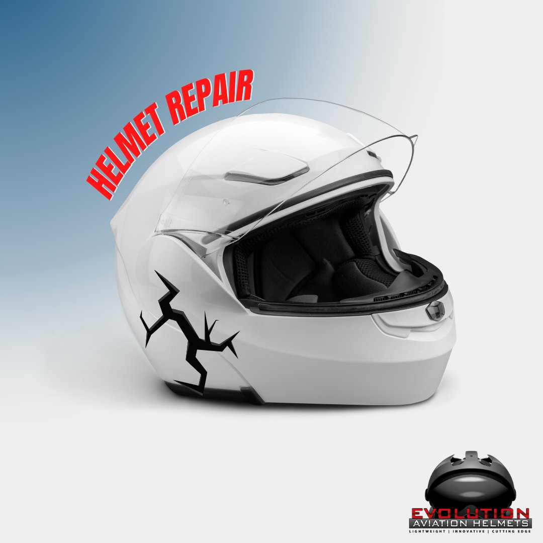 EvolutionHelmet's tweet image. Are you in need of a helmet repair? We can work on the Evolution, MSA Gallet, Gentex, and Alpha series helmets. Maintain the protection and performance levels of your aviation helmet today. 

#evolutionhelmets #evohelmets #evoseries