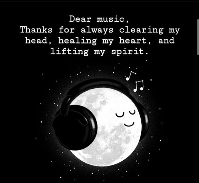 Sometimes Music is the only Medicine the Heart & Soul Need‼️🎶💖😊
#MusicHeals🎶🎵
#MusicIsGoodForTheSoul🎶