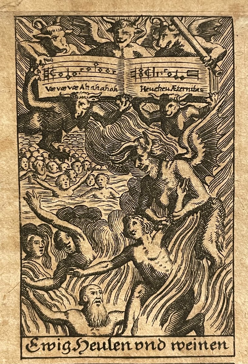wilsberg's tweet photo. Neun Blicke in die #Hölle oder #Anschaulichkeit, so möchte man etwas tautologisch sagen, tut besonders dort Not, wo die #Anschauung fehlt.
Vielleicht hat dieser Gedanke auch Jeremias #Drexel geleitet, als er seine Texte in sogenannten #Emblemata #Büchern veröffentlichte. https://t.co/OGBO7uvnOB