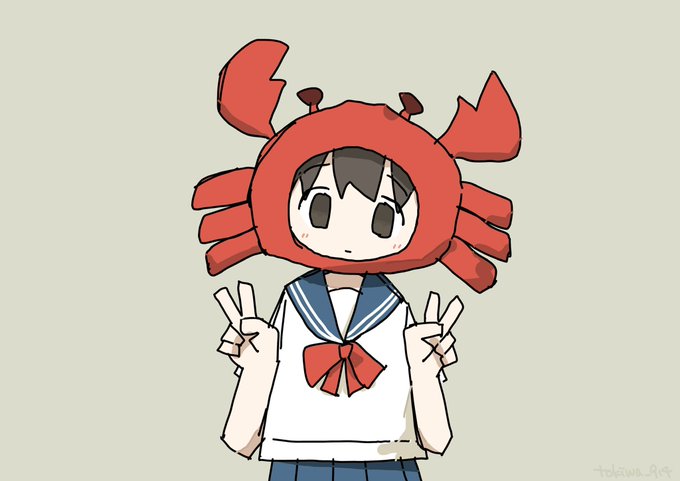 「黒髪 蟹」のTwitter画像/イラスト(人気順)