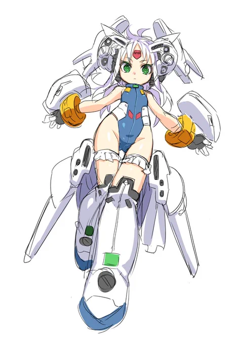 (過去絵)MS擬人化GP-03ステイメン 