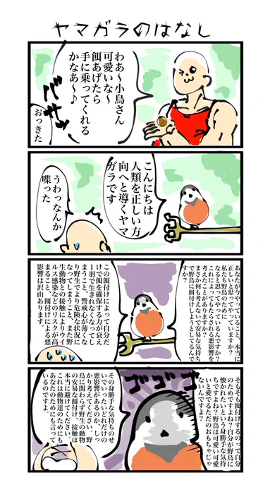 #Twitter鳥屋野鳥四コマ選手権 