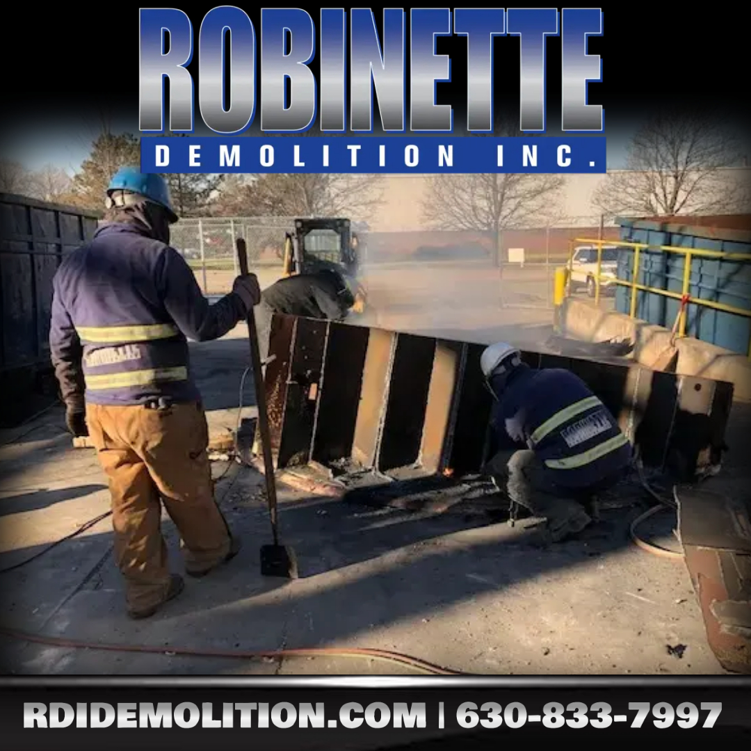 RobinetteDemo1's tweet image. Feel the comfort of knowing we&apos;ll safely remove and dispose of the materials and debris from your job site. We commit to on-site recycling and always strive to repurpose material from every project. 
Learn more about our company values at: rdidemolition.com 
#RobinetteDemo
