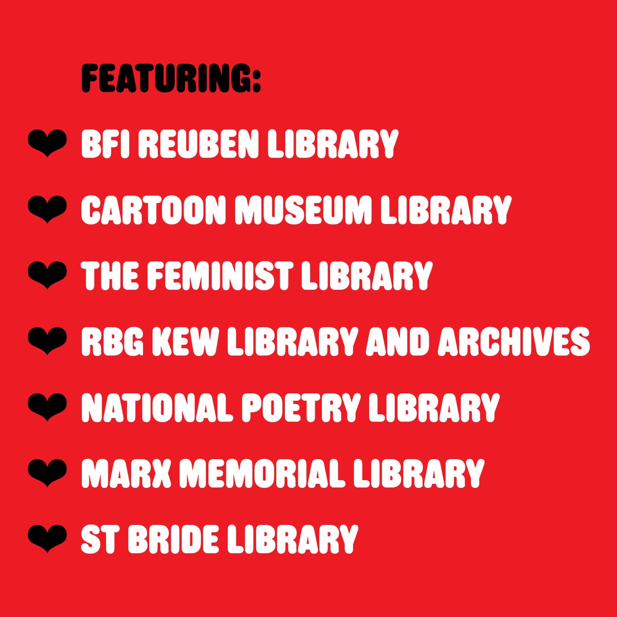 We are looking forward to our first event of 2022:

Celebrating London’s Libraries
20 Jan, 7pm, Online via Zoom

Tickets: sbf.org.uk/whats-on/view/…

In the run up over the next few weeks, we are going to spotlight each participating specialist library/archive. Starting with...