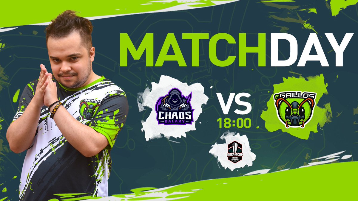 🟢MATCH DAY🟢

¡Hoy vuelve @DreamcupSFL con una jornada más y a nuestra Squad Z le toca demostrar en la #DiamondSeries lo que vale!🔥

🆚 <a href="/ChaosGalaxyEC/">Chaos Galaxy</a> 
🕔 18:00
📺 twitch.tv/mjgs17
 
#ListenTheCriCri💚🦗