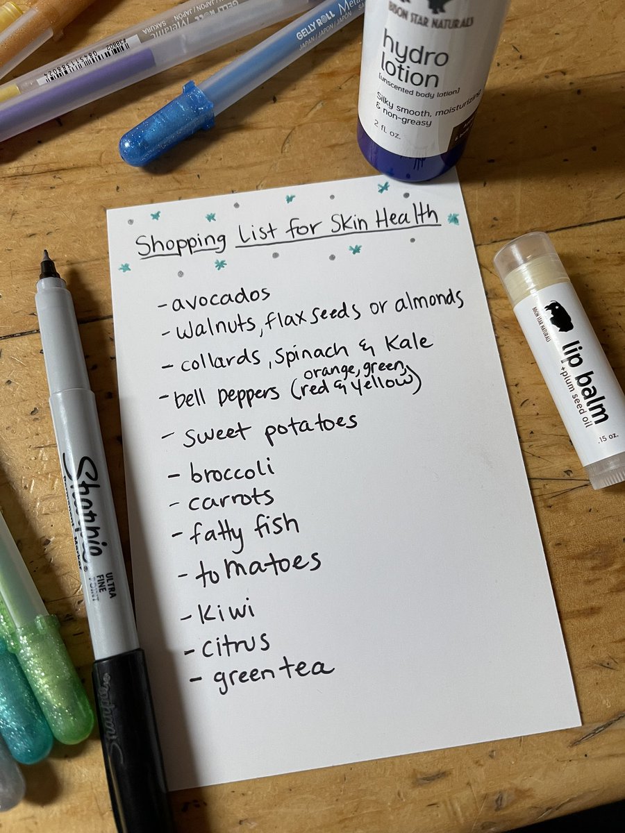 bisonstar's tweet photo. What other foods for #skin #health? #bisonstar #lotion #SaturdayMorning https://t.co/E5aH2L6tmi