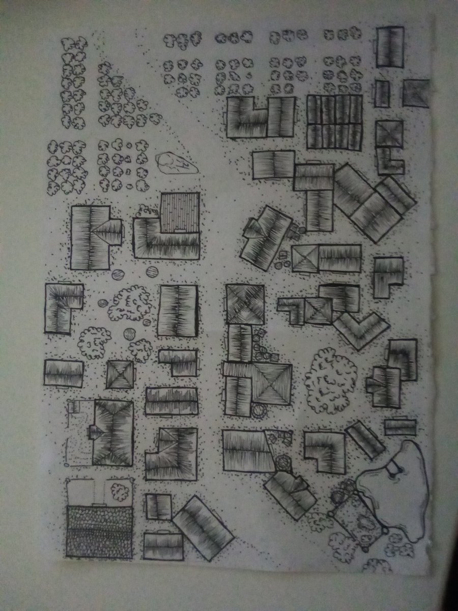 maybe_Chill's tweet photo. I never thought I could be proud of my drawings
But thanks to @PathsPeculiar and his fantastic tutorial, today I can show off a little : Bourg-De-Baie, Tepaleh and the Dam of the Azgal Skrund
I still need a lot of practice, but I'm eager to work on my future maps :D https://t.co/mE7wKUiEE7