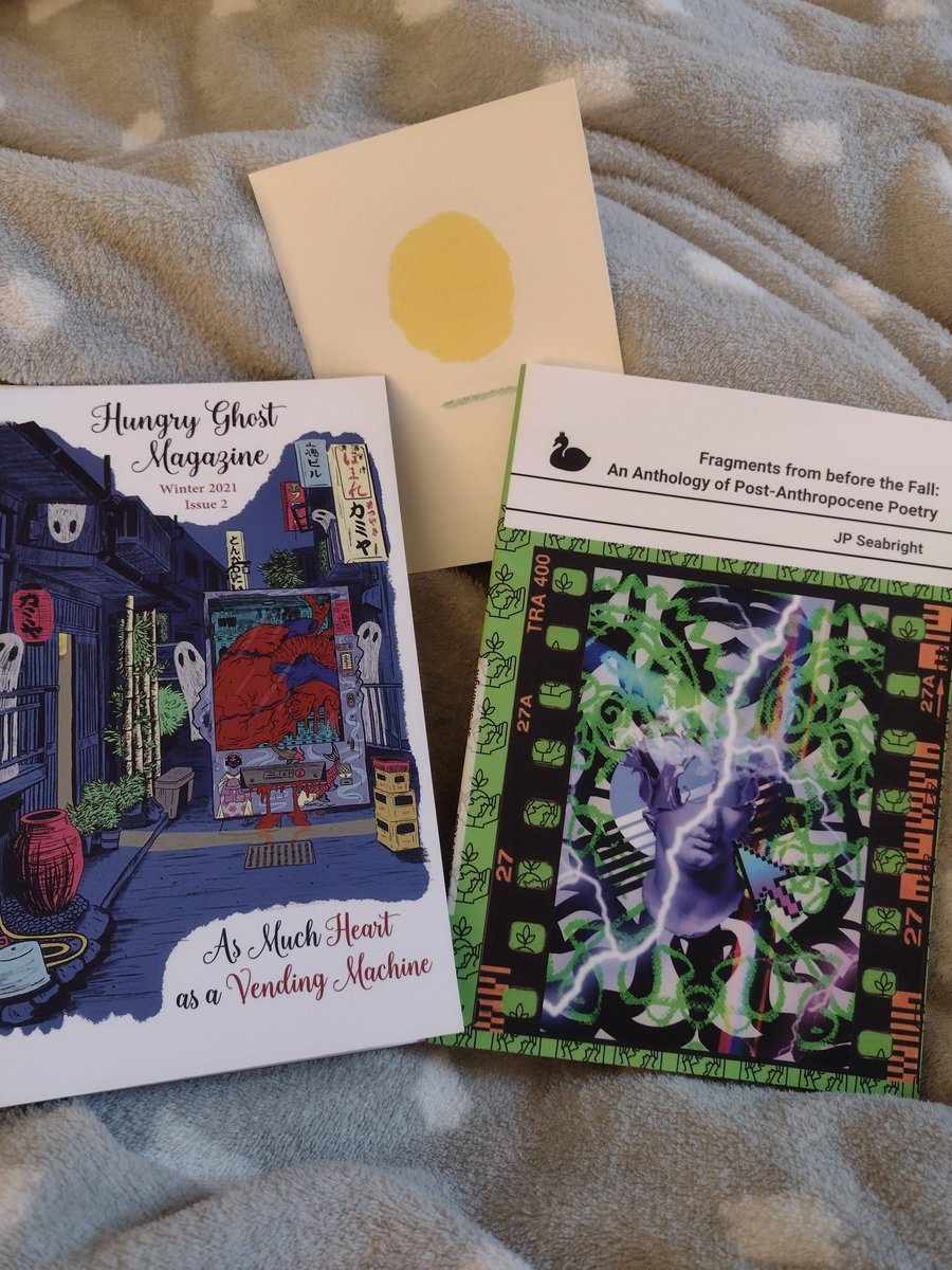 Book mail! Thank you <a href="/errormessage/">JP Seabright 🤖</a> <a href="/chantingbuddha/">Charlie Ulyatt</a> <a href="/HungryGhostMag/">The Hungry Ghost Project</a> 🖤