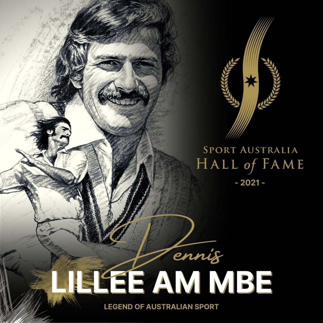 He is a Legend of the WA Hall of Champions and in 2021 Dennis Lillee was elevated to a Legend of the @SportAusHoF