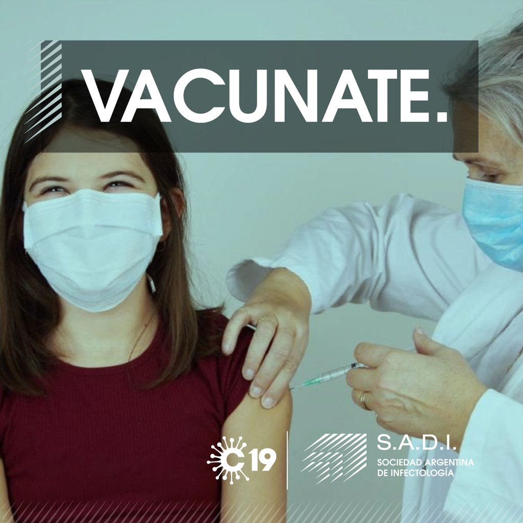 SADI_arg's tweet photo. ✔️Completá tu esquema de vacunación contra COVID-19. Está comprobado que las vacunas previenen formas graves de la enfermedad y reducen la letalidad. 

#LasVacunasSalvanVidas https://t.co/6IjhmYcgPM