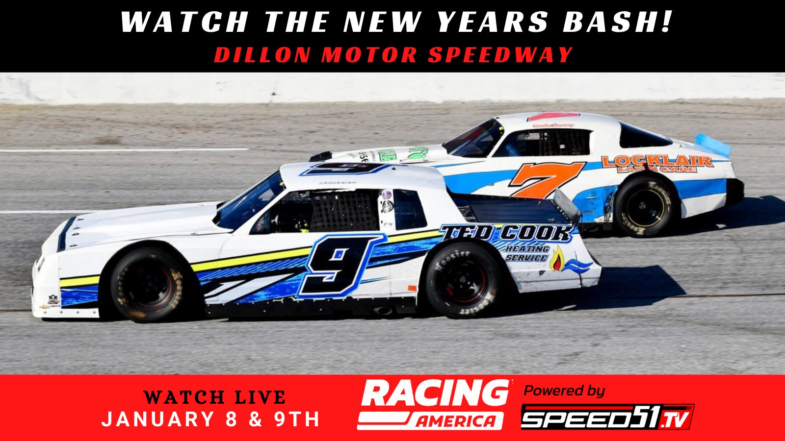 Racing America Today And Sunday Top Street Stock Racers From Across The Country Will Head South To Dillonspeedway To Compete In The 12th Annual Newyearsbash Watch Live On Racing America