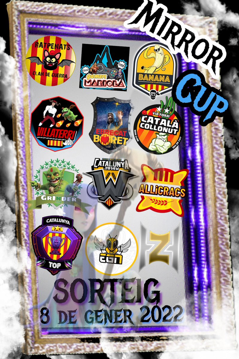 Esta noche a las 21:30h volvemos con el sorteo de la #mirrorcup <a href="/LleidaPonent/">Lleida Ponent</a> <a href="/TeamHybrid_Z/">Hybrid Z</a> <a href="/ALLiCRACS/">ALLiCRACS</a> <a href="/CatalunyaTop_/">CatalunyaTop_CoC</a> <a href="/Catala_Collonut/">Català Collonut War Clan⭐⭐⭐</a> <a href="/beltrihervas/">J.Manel BeltriHervas</a> 

Y a continuación tremendo mini th14 para celebrar la vuelta!! Apertura del clan en directo!!!