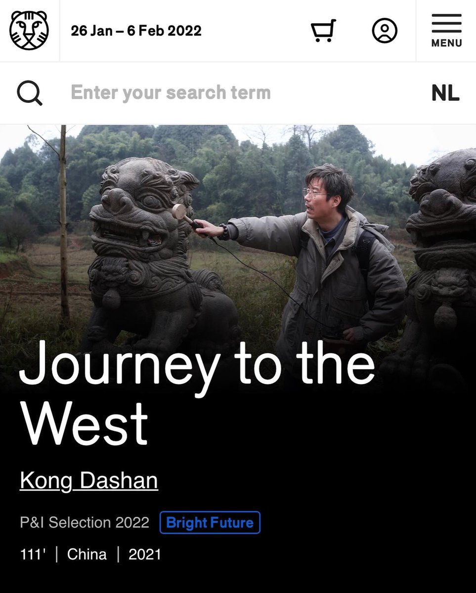 PARALLAX_CHINA's tweet photo. We are thrilled to announce that ‘Journey to the West’ (dir. Kong Dashan) is selected at International Film Festival Rotterdam ‘Bright Future’ session !!!
🐯🪐🛸 See you in 2022! 
@IFFR @IFFRPro 

#jouneytothewest #internationalfilmfestivalrotterdam #rotterdam https://t.co/rfAVNsFwny