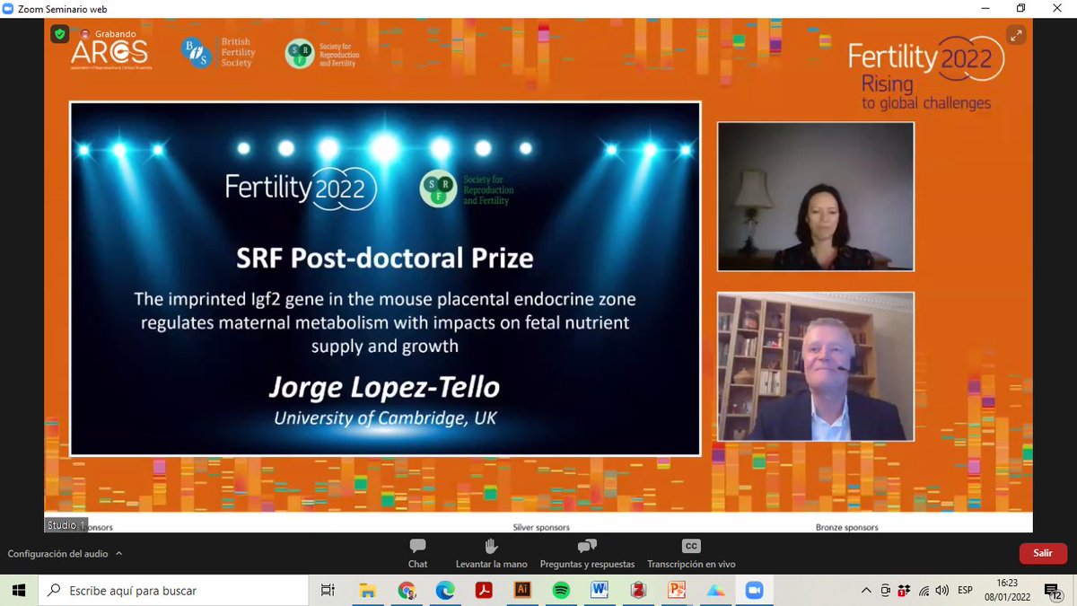 Thank you @SRF_Repro for this award! #Fertility2022 has been an excellent conference (as usual!). Looking forward to getting together at #Fertility2023!!! @CTR_Cambridge <a href="/PDN_Cambridge/">PDN Cambridge</a>