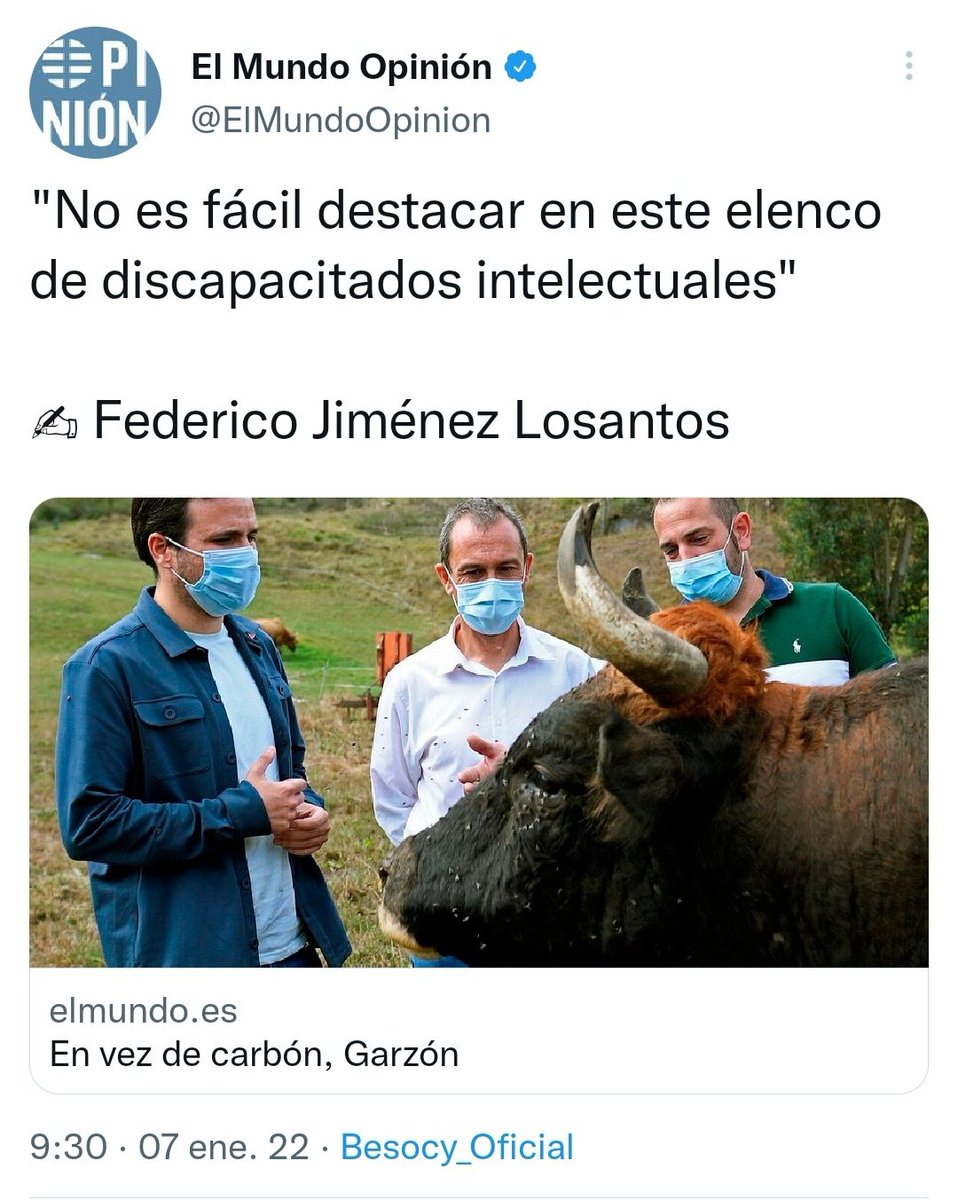 RPDiscapacidad's tweet photo. Vamos a poner una queja, con los mecanismos que establece la Ley de la Discapacidad, por un artículo de opinión que incluye unas afirmaciones execrables que discriminan y estigmatizan a las PERSONAS con discapacidad intelectual. https://t.co/46pxbU2dlG
