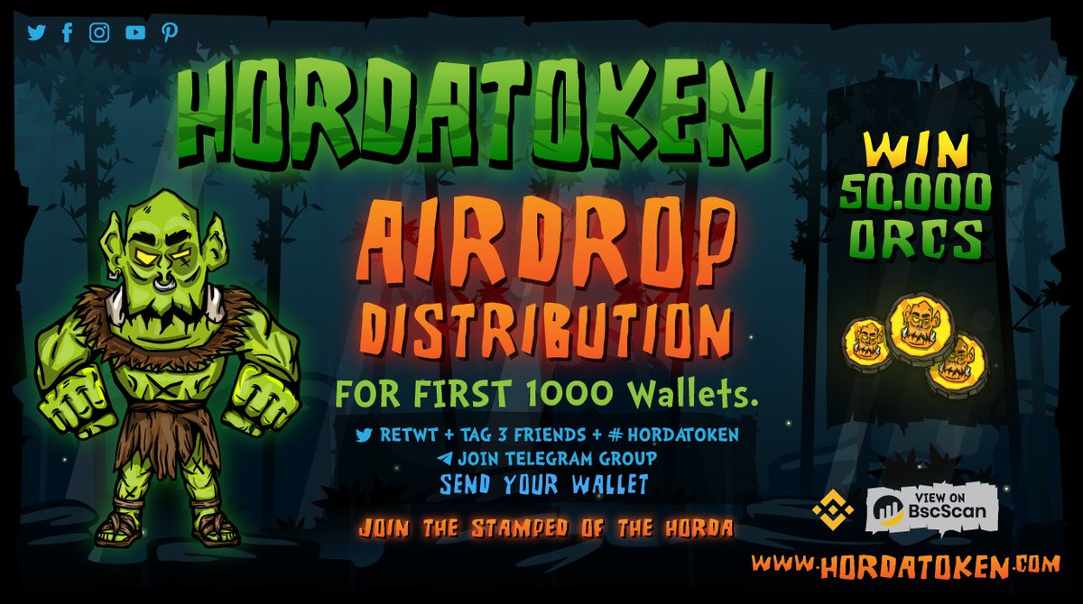 TokenHorda's tweet photo. @_axtone New #Airdrop 
@TokenHorda    https://t.co/JXftSmIo63 @ShadbakMagician https://t.co/07uAiAJeQy