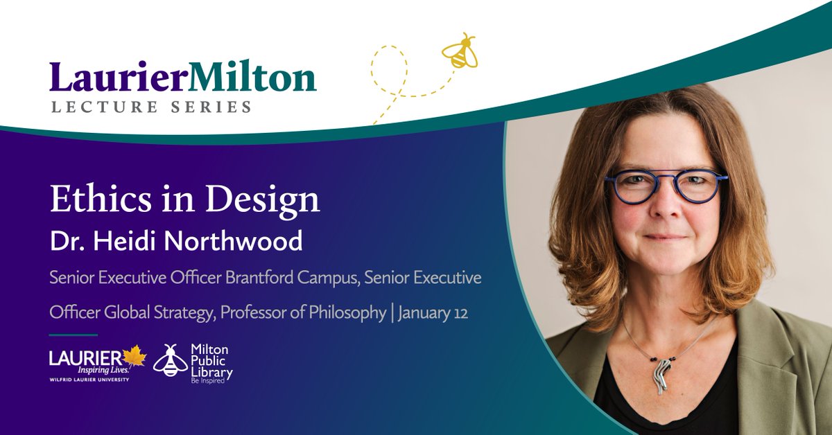 Laurier's tweet photo. Next week: Just about everything around us is the result of design, but what are the ethical responsibilities of designers? 

This #Laurier @Milton_Library lecture will explore some examples of bad design to see what went wrong. 

Register now: https://t.co/b1mAzSiqVL https://t.co/mYwrbuTWZa