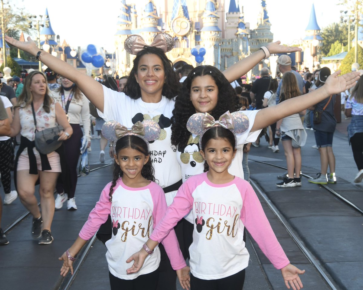 Happy Birthday to our princesses, Zarah & Sofia. Sofia turned 5 years old yesterday and Zarah turned 6 years old today! We celebrated by going to Disney for their 1st time ever. Please wish the Baxter girls a Happy Birthday. 💕💞