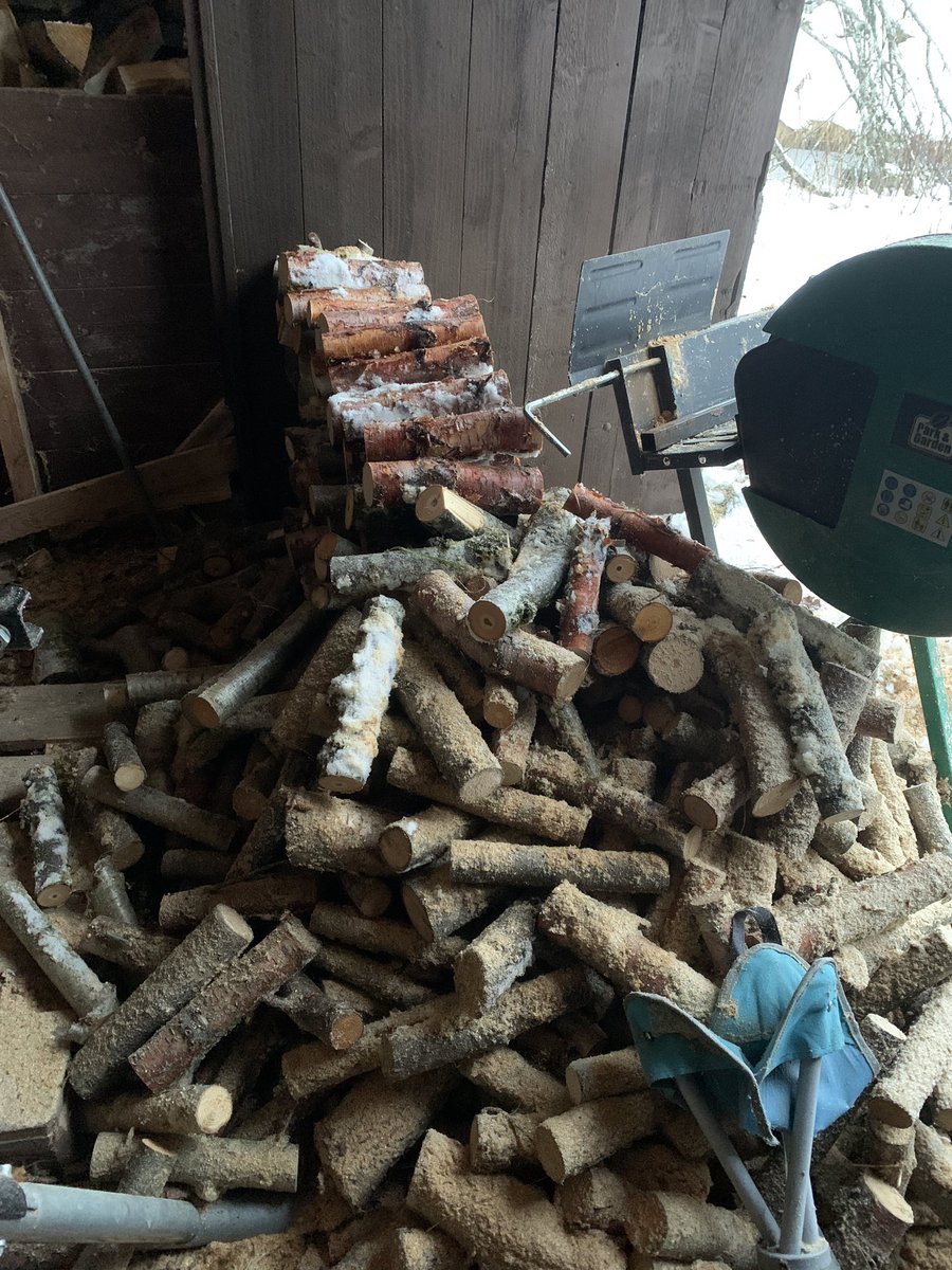 hilduribakkjen's tweet image. Da er det kløyvinga igjen… litt forsinka på #batch21