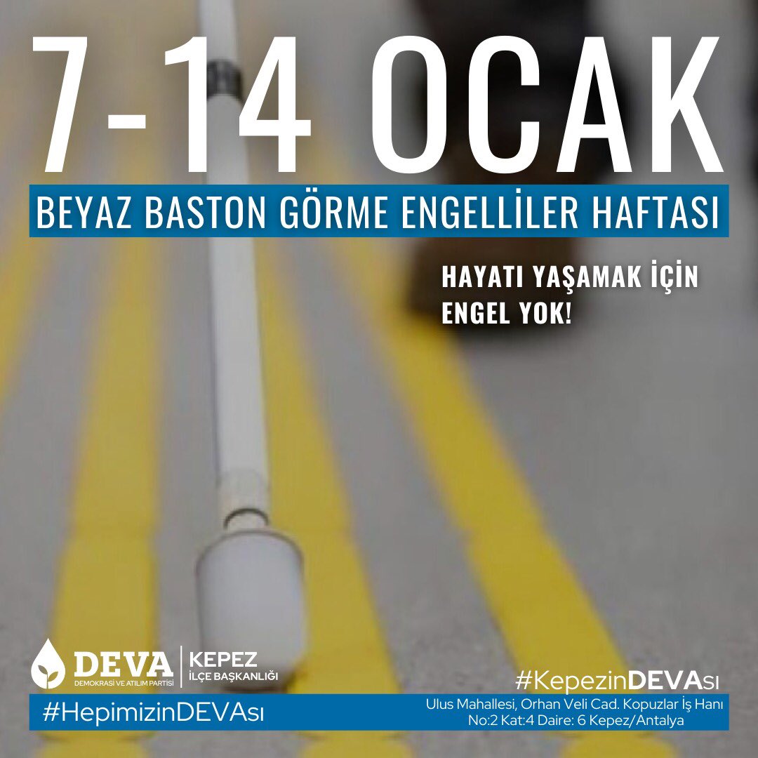 Deva Partisi Kepez İlçe Başkanlığı (@devakepez07) on Twitter photo 