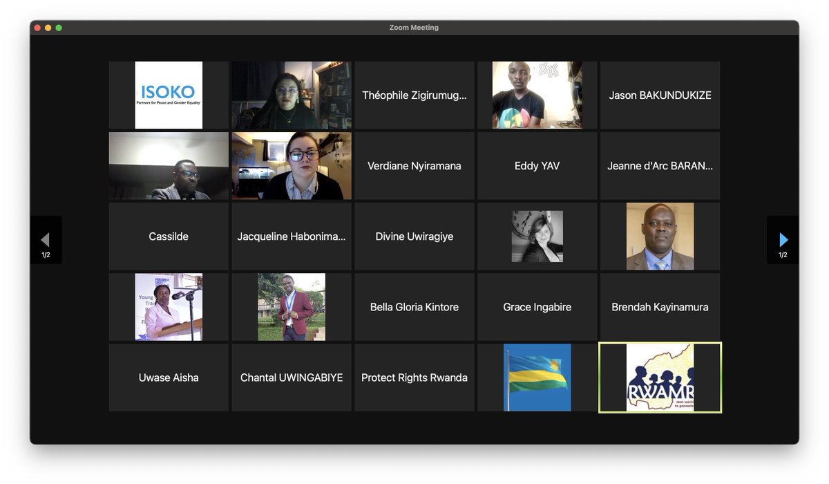 🎬That's a wrap on day 1 of the #YWL virtual forum!
Thank you to everyone who joined us today, we look forward to more productive sessions over the next 2 days! 👏👏💪

#YoungWomenLead #Youth4Peace #YPS #GLR