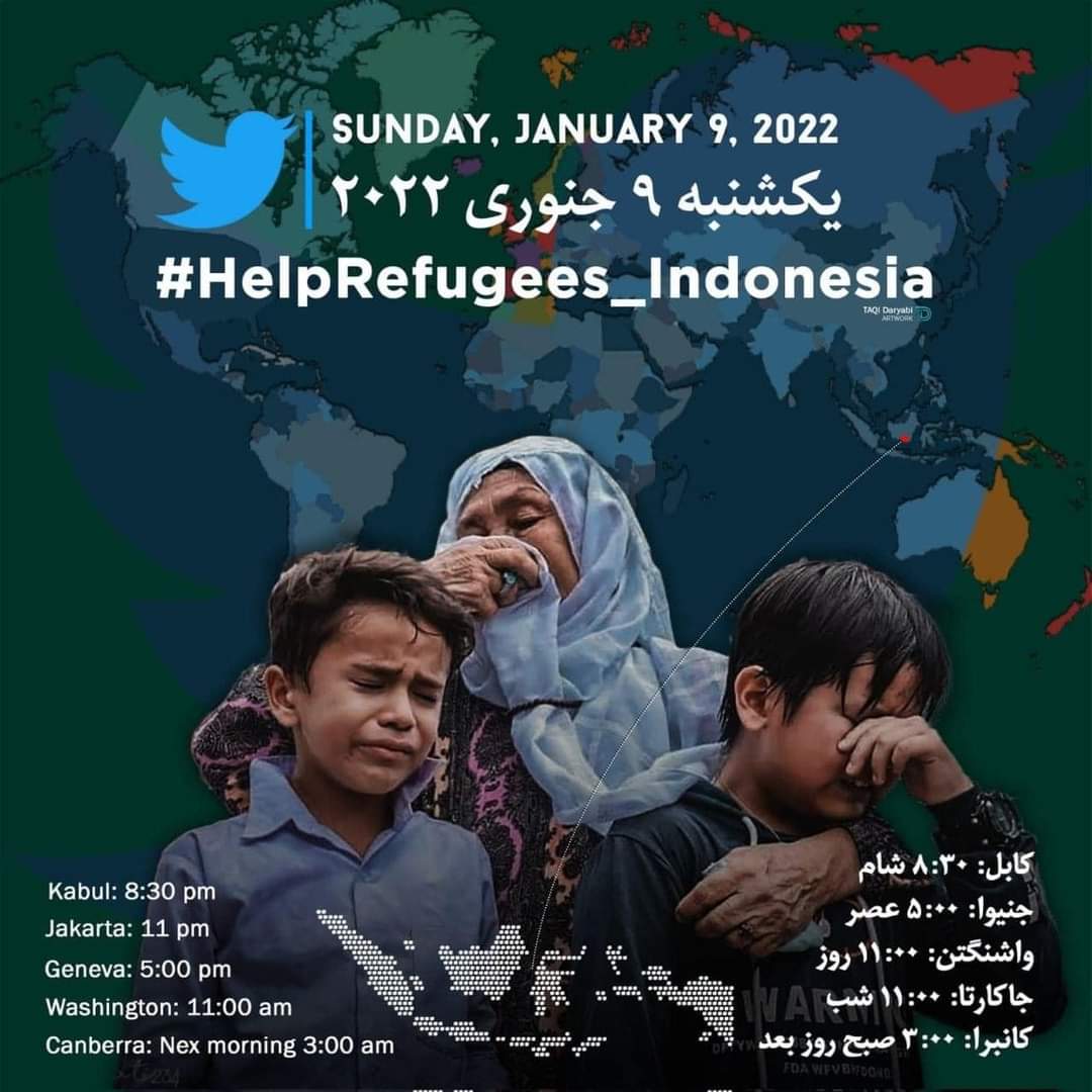 #EndTo10YearsInLimbo  please help refugee afghanistan on Indonesia