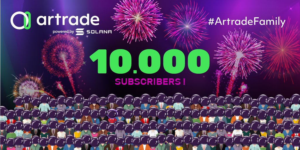 ArtradeApp's tweet photo. Wow, our interstellar fleet is growing! 🚀🛸🛰️
So many #Artraders have joined us on our journey to Mars in the last few weeks 😲
We have now exceeded 10,000 spaceships! 👊
 
To celebrate this happy event we have chosen to organize a cosmic game!
 
🔽 Details below 🔽 https://t.co/SqwW7MS3j8