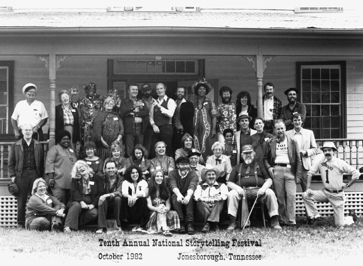 In 1982 we hosted the 10th NSF in Jonesborough. In the first 10 years we welcomed 89 tellers, hosted thousands of visitors to the streets of Jonesborough, and The NSA (what would eventually become ISC) was founded. 10 was a big year!  
#YearOfThe50th #NSF50
