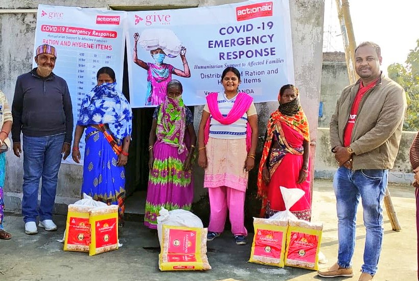 saurabhiirm's tweet photo. @ActionAidIndia &amp; @GiveIndia today facilitated distribution of dry ration to 400 #women informal workers in #Nalanda district of #Bihar to cope up during the third wave of #COVID19 pandemic. @sndeep @AavinaashRSapru @dipalisharma02 @EkramPRO @Ratnesh79387861 @NBSKPK1 @ActionAid https://t.co/AMvfmQKA28
