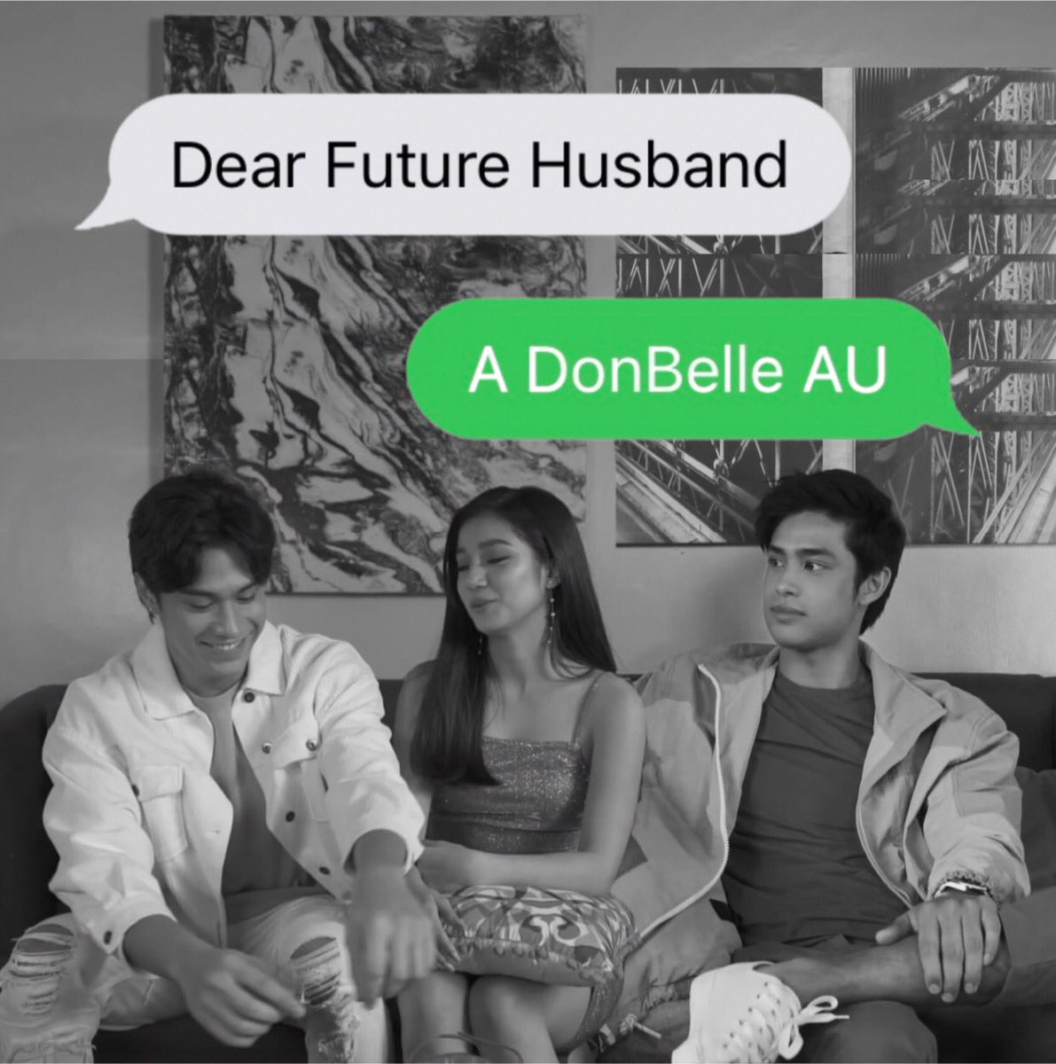 𝘿𝙀𝘼𝙍 𝙁𝙐𝙏𝙐𝙍𝙀 𝙃𝙐𝙎𝘽𝘼𝙉𝘿-A  #Donbelle serye wherein Marielle’s ‘Dear Future Husband’ text messages that are supposed to be for her crush Maiah Panganiban, was wrongfully sent to Dominic Pangilinan. #Donbelle #DONBELLEmpire