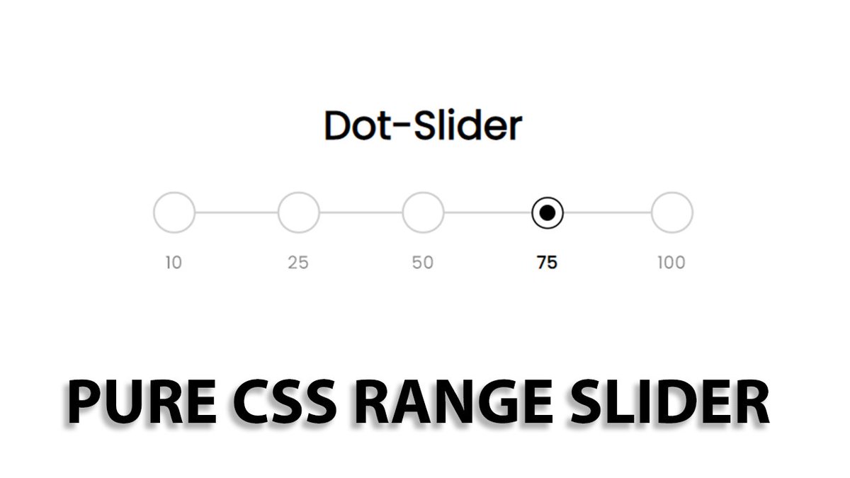 Pure CSS Range Slider | Pure CSS Dot Slider | No JS | NoorHUB
Tutorial link: youtu.be/Vt6b3ei_lSU
#noorhub #uidesign #ui #uxdesign #ux #CSS #HTML