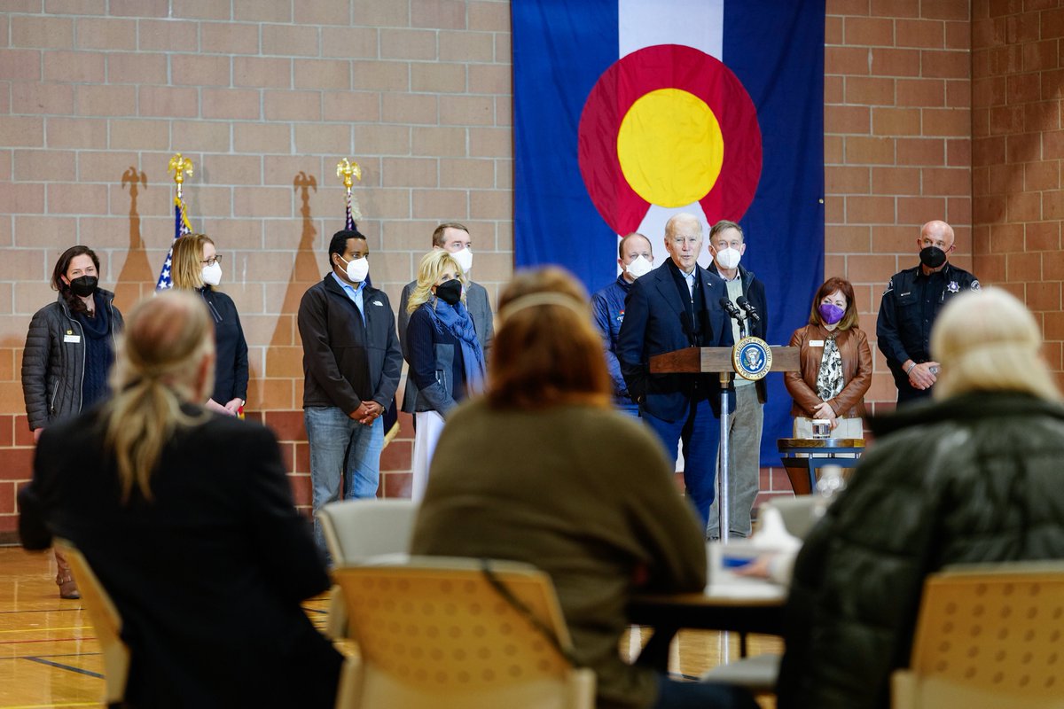 Yesterday afternoon, I visited Colorado to see the aftermath of the recent wildfire firsthand and meet with those impacted. As I told folks on the ground: The federal government is not going away. We’re here for you as you recover and rebuild.