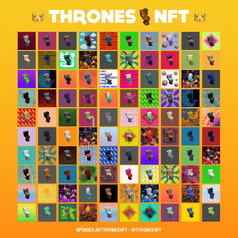 Thrones NFT tweet media