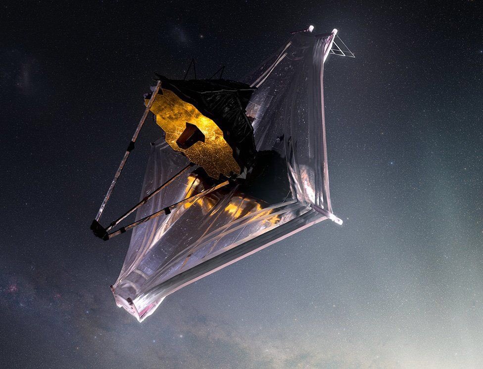 EuropeSpace360's tweet image. The James Webb Space Telescope is fully deployed! 🤩

The most powerful space telescope ever build has completed its long and very complex deployment sequence. JWST will now calibrate and align all of its sensors and mirrors. 

HUGE congrats to all the teams involved! 🥳
