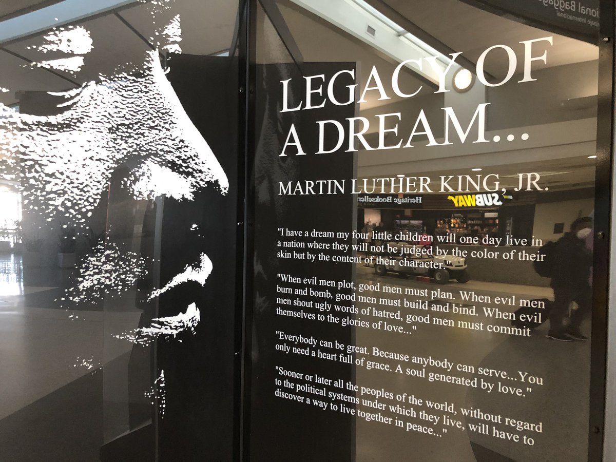 FireManagement's tweet image. Traveling through @ATLairport. Always astounded by the #mlk exhibit and his #leadership, #kindness, #vision, and #humanity.