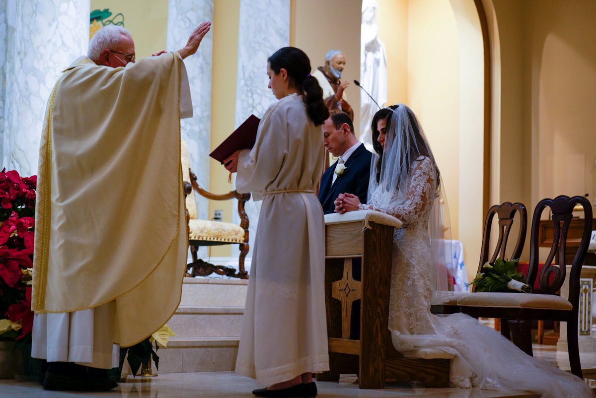 CatholicBucksCo's tweet photo. “…No longer two, but one flesh.”
Thanks be to God! ❤️ https://t.co/zAgG9ZXlTZ