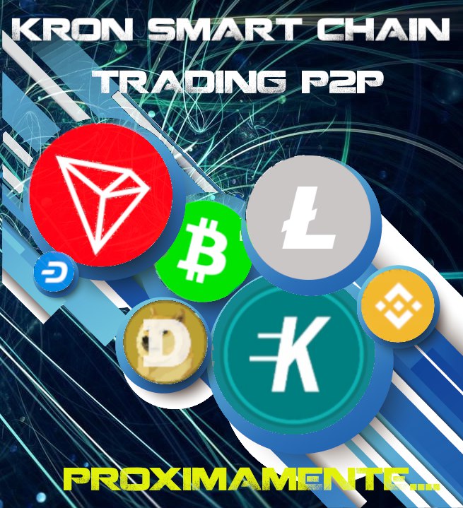 Proximamente estara activo tu P2P, donde podras transar con seguridad persona a persona todas los token de la red KSC y  monedas listadas en la plataforma, tambien podras transar con monedas fiat como el Peso Colombiano y Bolivares, 
#p2p #kronsmartchain #trx #btc #bch #ltc #USDT