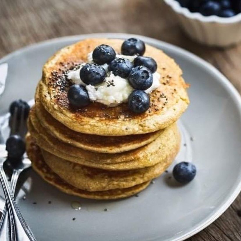 TheAcreNM's tweet photo. Pancake(s) of the day: Apple Cinnamon in the NE Heights and Blueberry downtown on Gold Ave 🥞🥞🥞

#brunch #pancakes #plantbased #abqfoodies #newmexicoeats https://t.co/WKZWI6OAbC