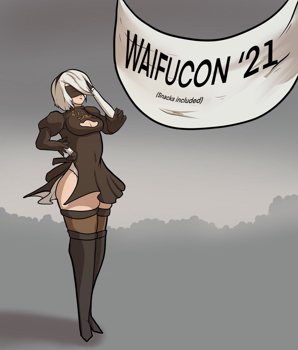 Jigglebits1's tweet image. A little bit of a sequence that has been commed with 2b and some other top tier waifus! Welcome to waifucon part 1 and 2 of ??
